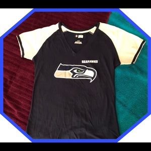 SEATTLE SEAHAWKS team apparel sporty shirt